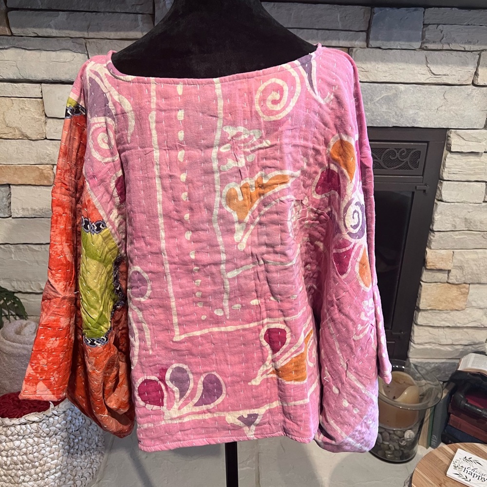 Kantha Reversible Top - Picture 5 of 8